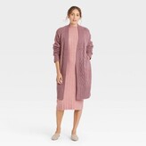 Thumbnail for your product : A New Day Women's Cable Knit Open-Front Cardigan