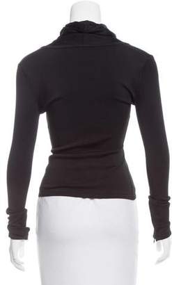 Herve Leger Tailored Long Sleeve Top