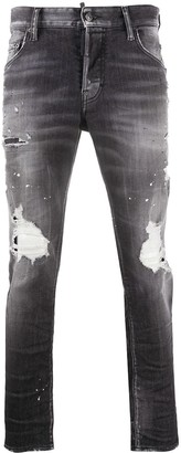 DSQUARED2 Skater ripped skinny jeans