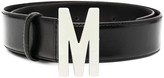 Thumbnail for your product : Moschino M logo-plaque belt