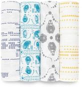Thumbnail for your product : Aden Anais Baby's Four-Piece Printed Cotton Swaddle Set