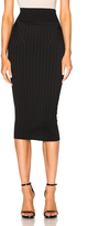Thumbnail for your product : Victoria Beckham Elite Viscose Wide Rib Pencil Skirt
