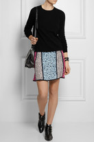 Thumbnail for your product : Marc by Marc Jacobs Bianca floral-print silk crepe de chine mini skirt
