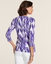 Thumbnail for your product : Chico's Shifted Ikat Smooth Valentina Top