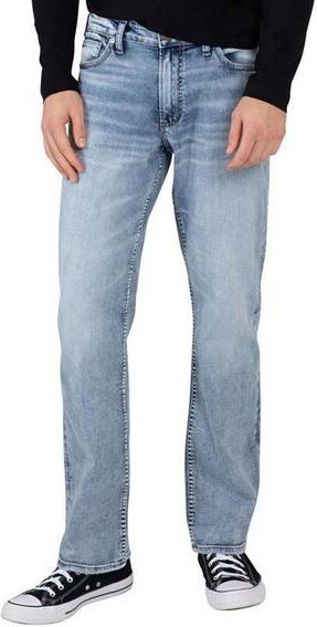 Silver Jeans Co. Men's Grayson Classic Straight Jeans Indigo 285 30 30
