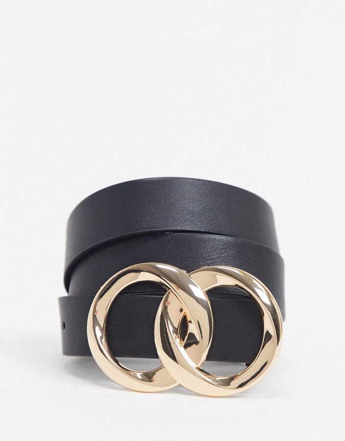 belt brand with two circles