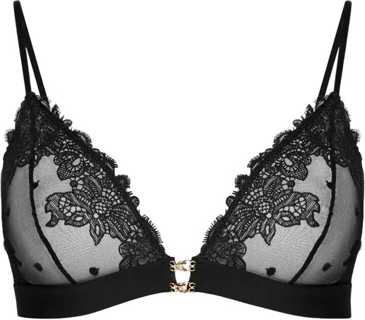 Ajour Zarzuela Bralette In Black