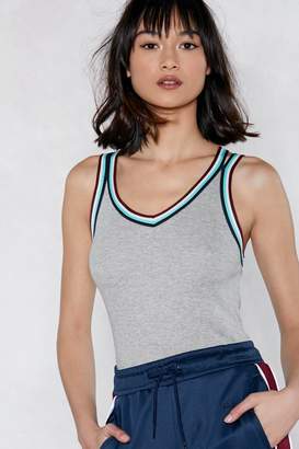 Nasty Gal Livin' On the Edge of the Night Ribbed Tank Top