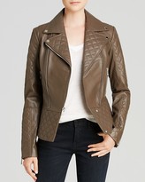 Thumbnail for your product : Dawn Levy DL2 by Dakota Quilted Leather Moto Jacket