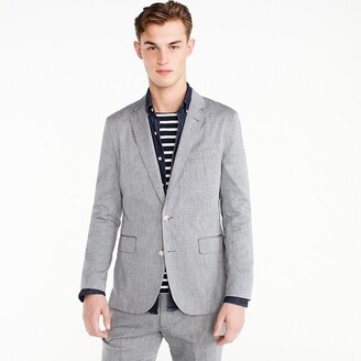 j crew unstructured suit