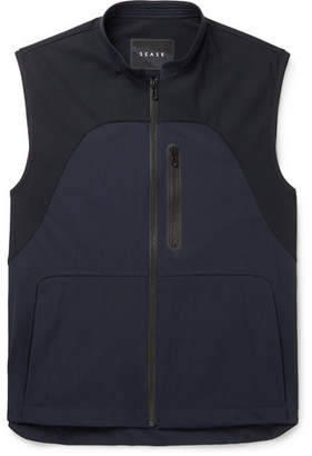 Sease Low Pressure Panelled Virgin Wool-Blend And Stretch-Nylon Gilet