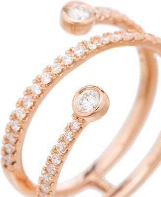 Dana Rebecca Designs 14kt Rose Gold Pavé Diamond Ring
