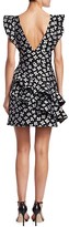 Thumbnail for your product : ML Monique Lhuillier Floral Ruffled Jacquard A-Line Dress