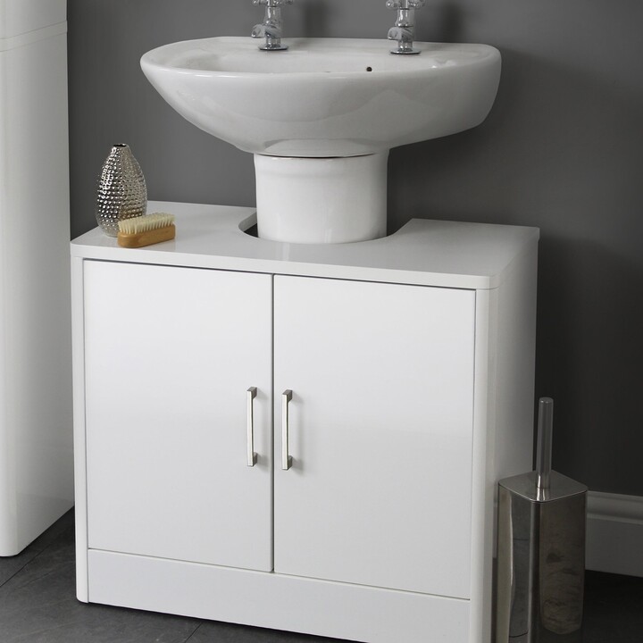 Dunelm Sicily White Bathroom Vanity Unit White ShopStyle