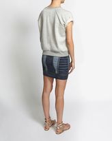 Thumbnail for your product : Herve Leger Stretch Denim Banded Skirt