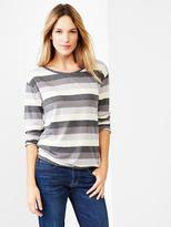 Thumbnail for your product : Gap Stripe three-quarter sleeve tee
