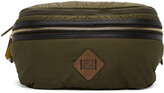 Thumbnail for your product : Fendi Khaki and Gold 'Forever Fendi' Convertible Backpack