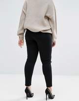 Thumbnail for your product : ASOS Curve Ridley Skinny Jeans In Clean Black With Rip & Destroy Busts