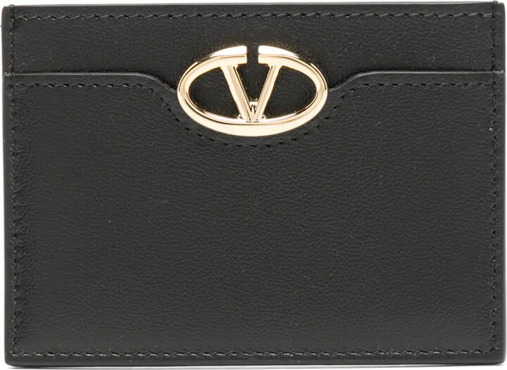 Valentino Garavani VLogo Signature leather cardholder