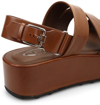 Tod's Leather Wedges
