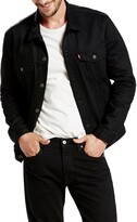 levi's black jean jacket mens