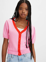 Thumbnail for your product : Levi's Josie Short Sleeve Cardigan - Women's - Begonia Pink