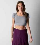 Thumbnail for your product : aerie Don't Ask Why Cropped Ballet T-Shirt