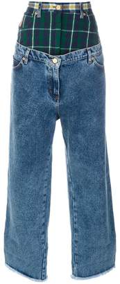 Natasha Zinko oversized layered jeans