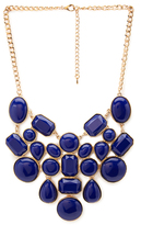 Thumbnail for your product : Forever 21 Geo Faux Stone Bib Necklace