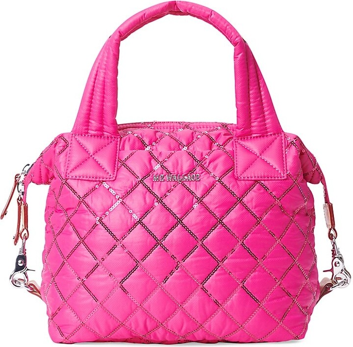MZ Wallace Small Sutton Deluxe Quilted Top Handle Bag ShopStyle