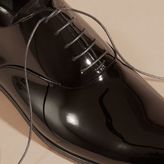 Thumbnail for your product : Burberry Polished Leather Lace-up Evening Shoes