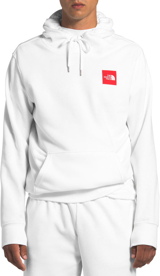 white north face sweatshirt