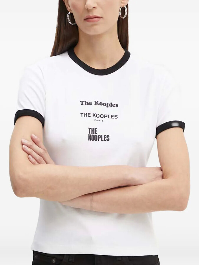 The Kooples Serigraphy crew-neck T-shirt
