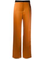 Lanvin two tone relaxed fit trousers 
