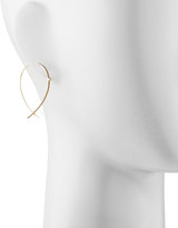 Thumbnail for your product : Lana Small Flat Diamond Hoop Earrings