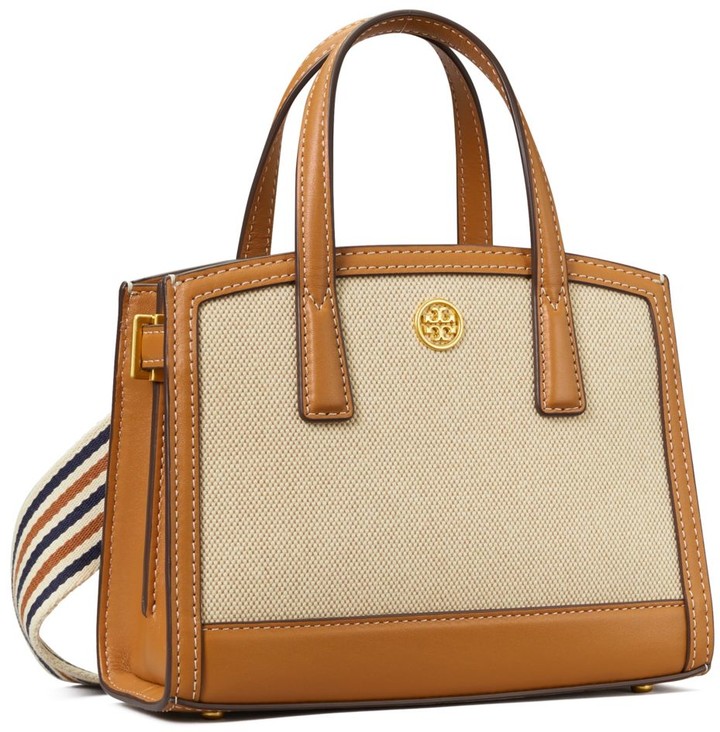 Tory Burch Walker Canvas Micro Satchel ShopStyle Clutches