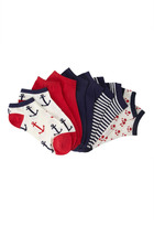 Thumbnail for your product : Forever 21 Anchor Pattern Sock Pack