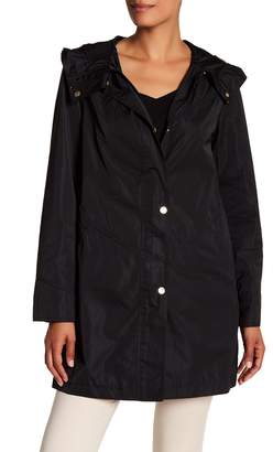 Ellen Tracy Iridescent Packable Raincoat