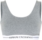 Thumbnail for your product : Armani Exchange Logo-Underband Top