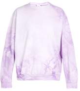 Thumbnail for your product : Audrey Louise Reynolds - Tie Dye Cotton Sweatshirt - Mens - Purple