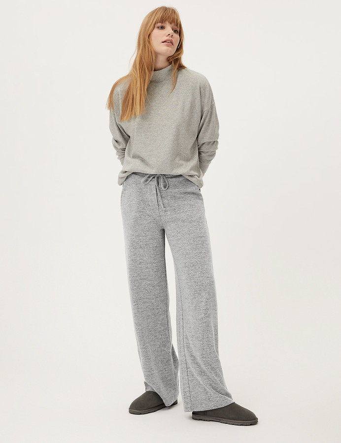 wide leg joggers ladies