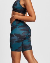 Thumbnail for your product : Onzie Women's Blue Sports Tights - High Rise Bike Shorts - Size XS at The Iconic