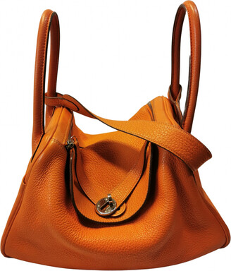 Hermès Lindy Limoncello Mini 20 Palladium Hardware, 2023 (Like New), Yellow/Silver Womens Handbag