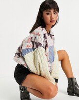 Thumbnail for your product : Free People Rudy quilted bomber in patchwork