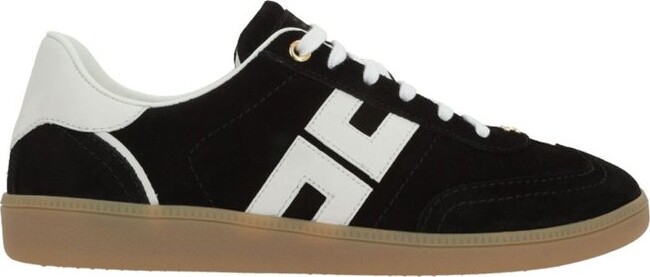 Elisabetta Franchi Logo Plaque Lace-Up Sneakers