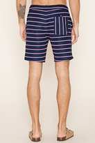 Thumbnail for your product : Forever 21 Striped Swim Trunks