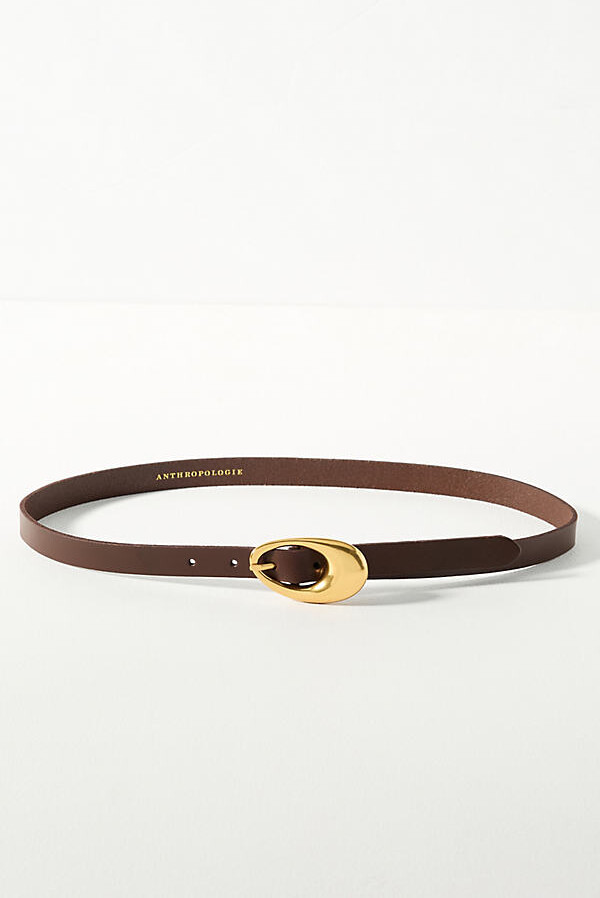By Anthropologie Skinny Buckle Belt