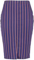 Thumbnail for your product : boohoo Plus Katy Bold Stripe Midi Skirt