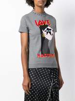 Thumbnail for your product : Love Moschino logo graphic print T-shirt