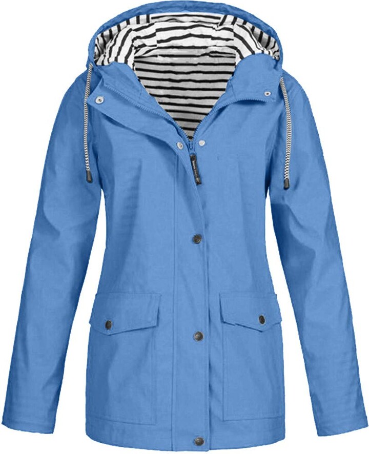 womens rain jacket with hood
